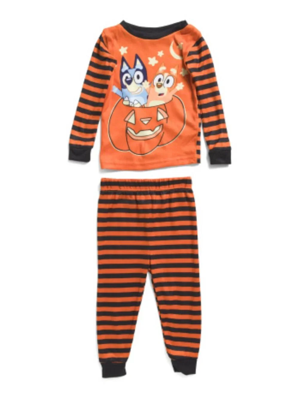 NWT BLUEY Toddlers 2pc Halloween Hacci Knit Pajamas Set